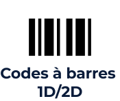 Codes à barres 1D/2D